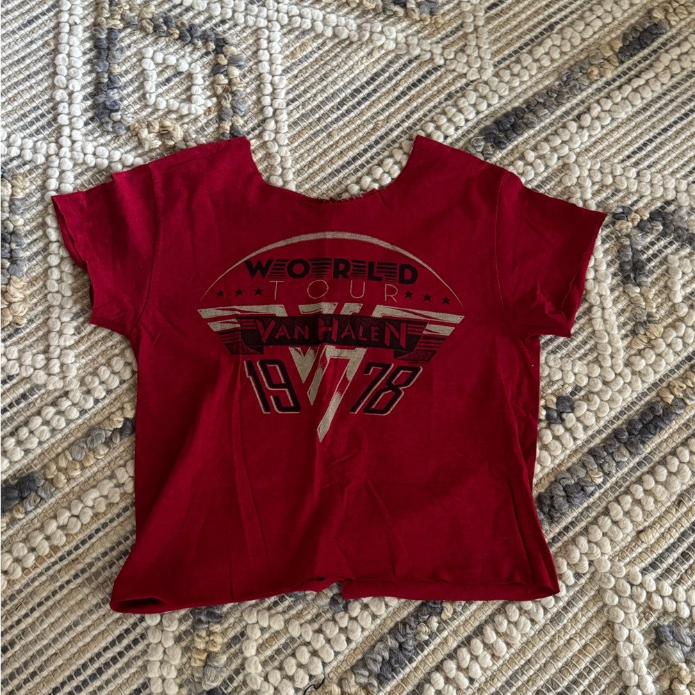 Van Halen Tee with Tie Back